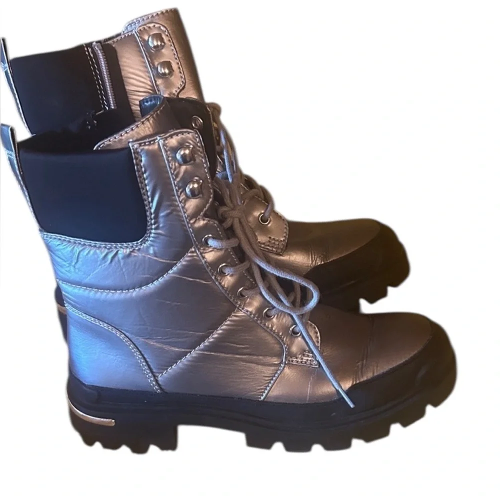 Aldo Combat boots Silver - Picture 8 of 13